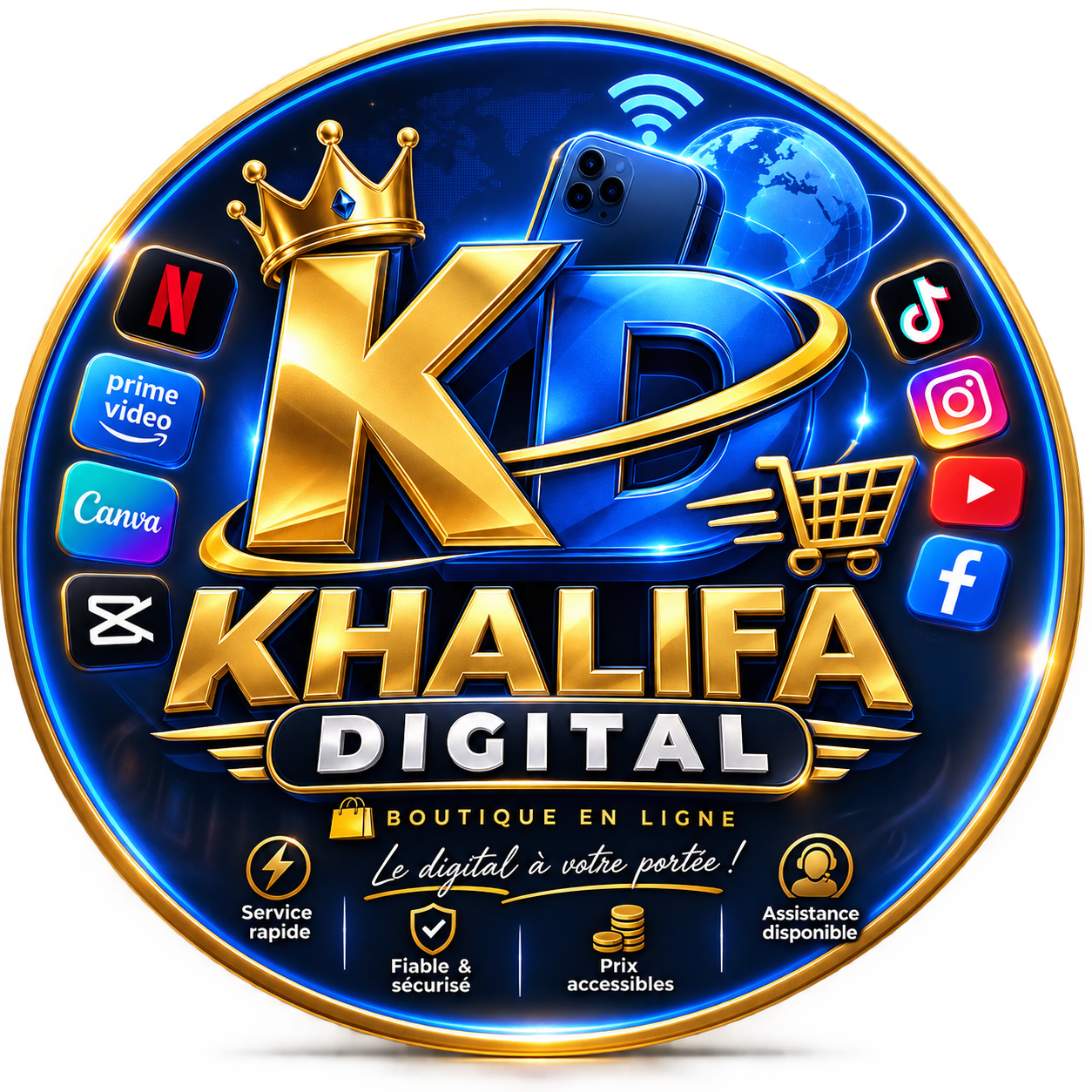 Logo de Khalifa Digital