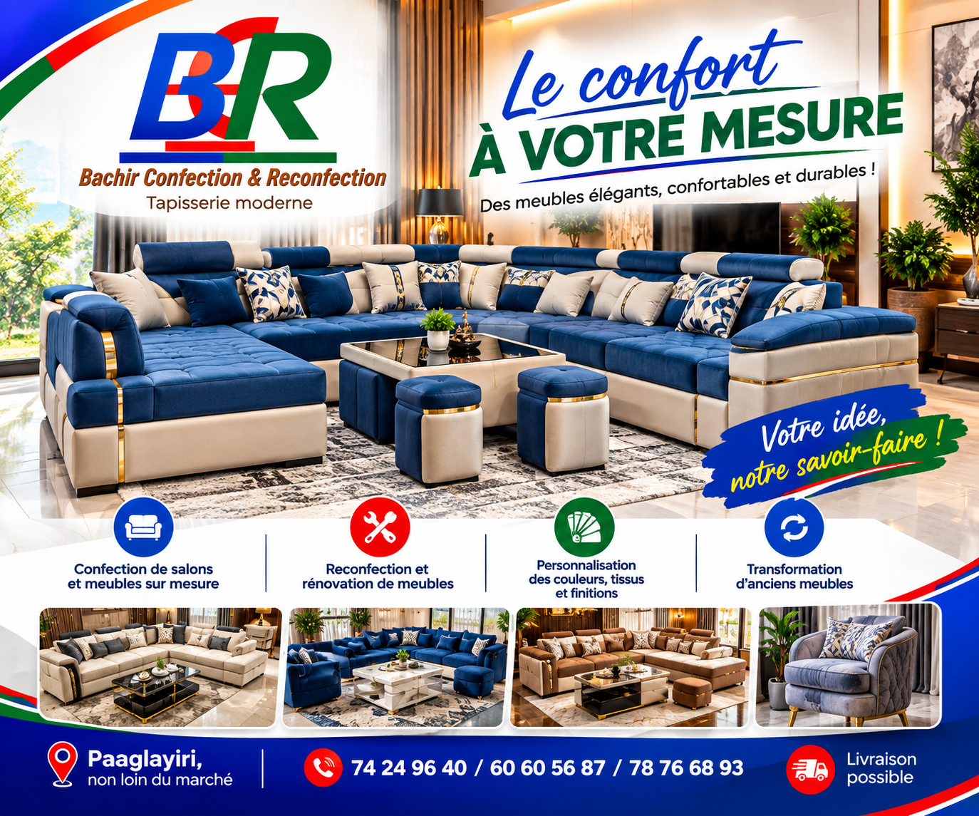Le Confort de votre Salon