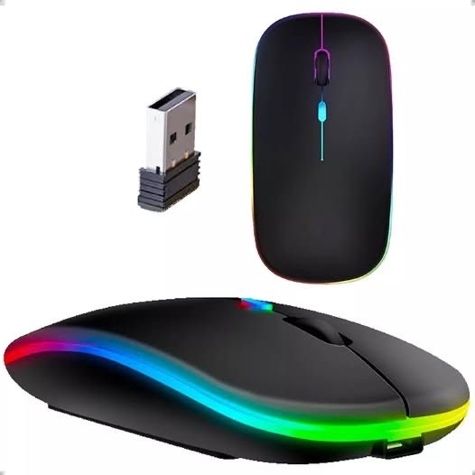 Souris Sans Fil Rechargeable RGB – USB 2.4G — Afrishop Boutique
