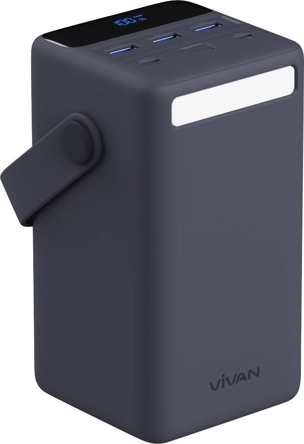 Power Bank VIVIAN avec Lampe LED – Affichage Numérique — Afrishop Boutique