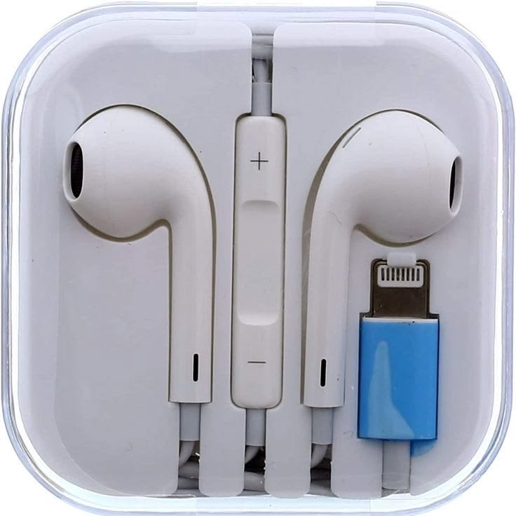Écouteurs filaires Lightning pour iPhone avec microphone — Afrishop Boutique
