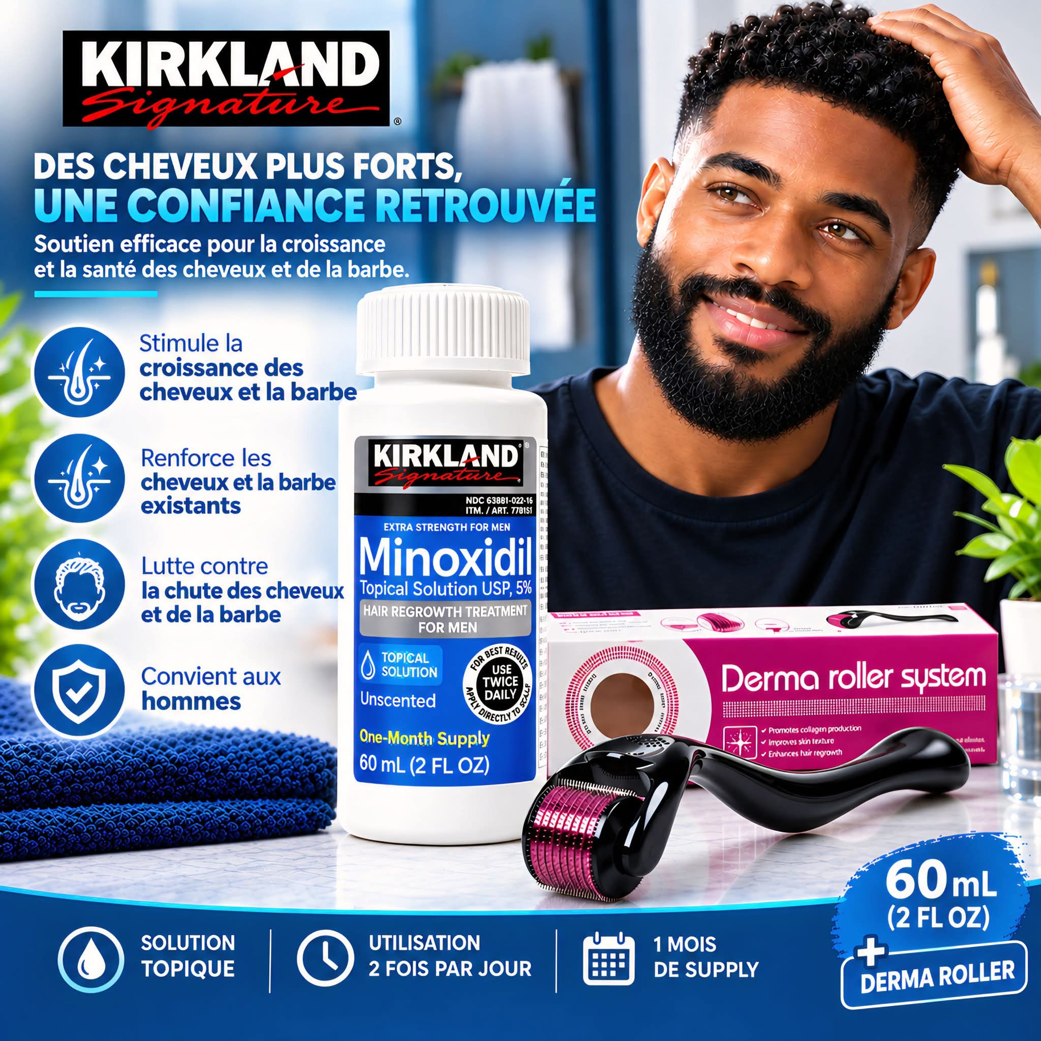Minoxidil et dermaroller — HAH_STORE